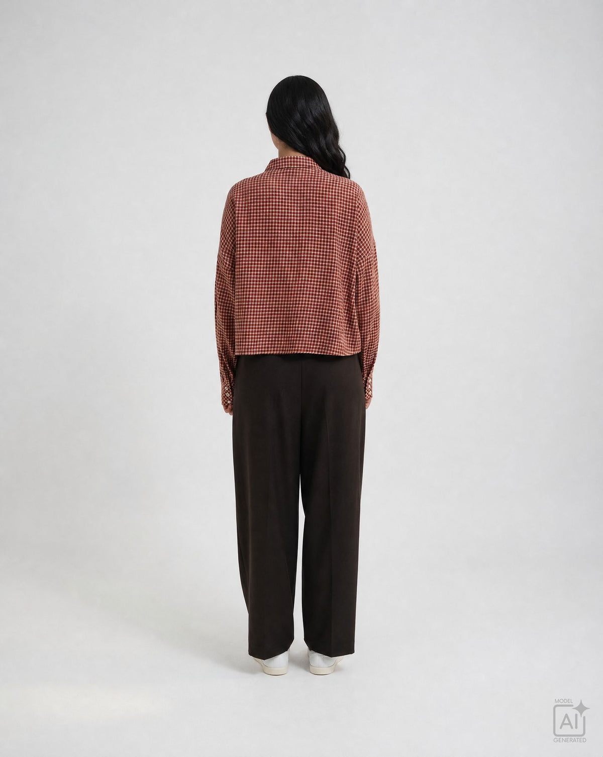 Small Check Blouse Letters