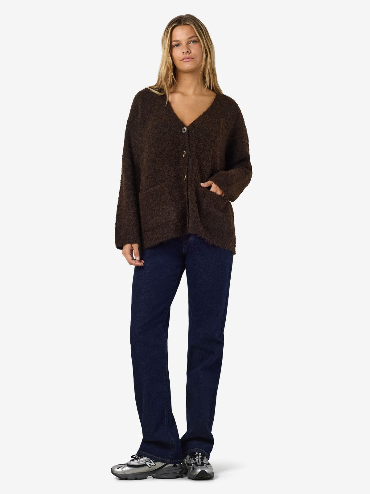 NMDOLLY L/S KNIT CARDIGAN NOOS