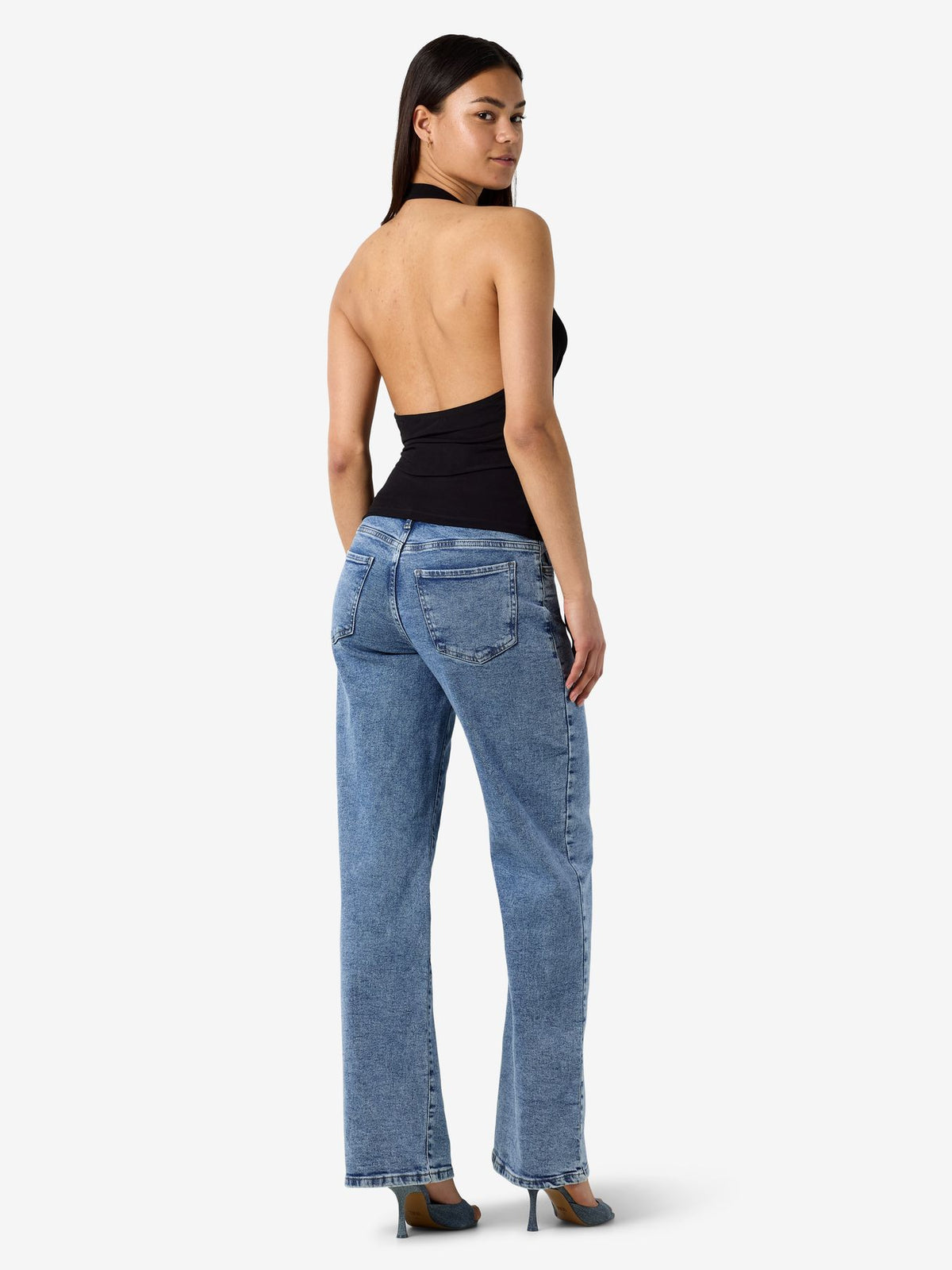 NMDARIA S/L HALTERNECK WATERFALL TOP JRS