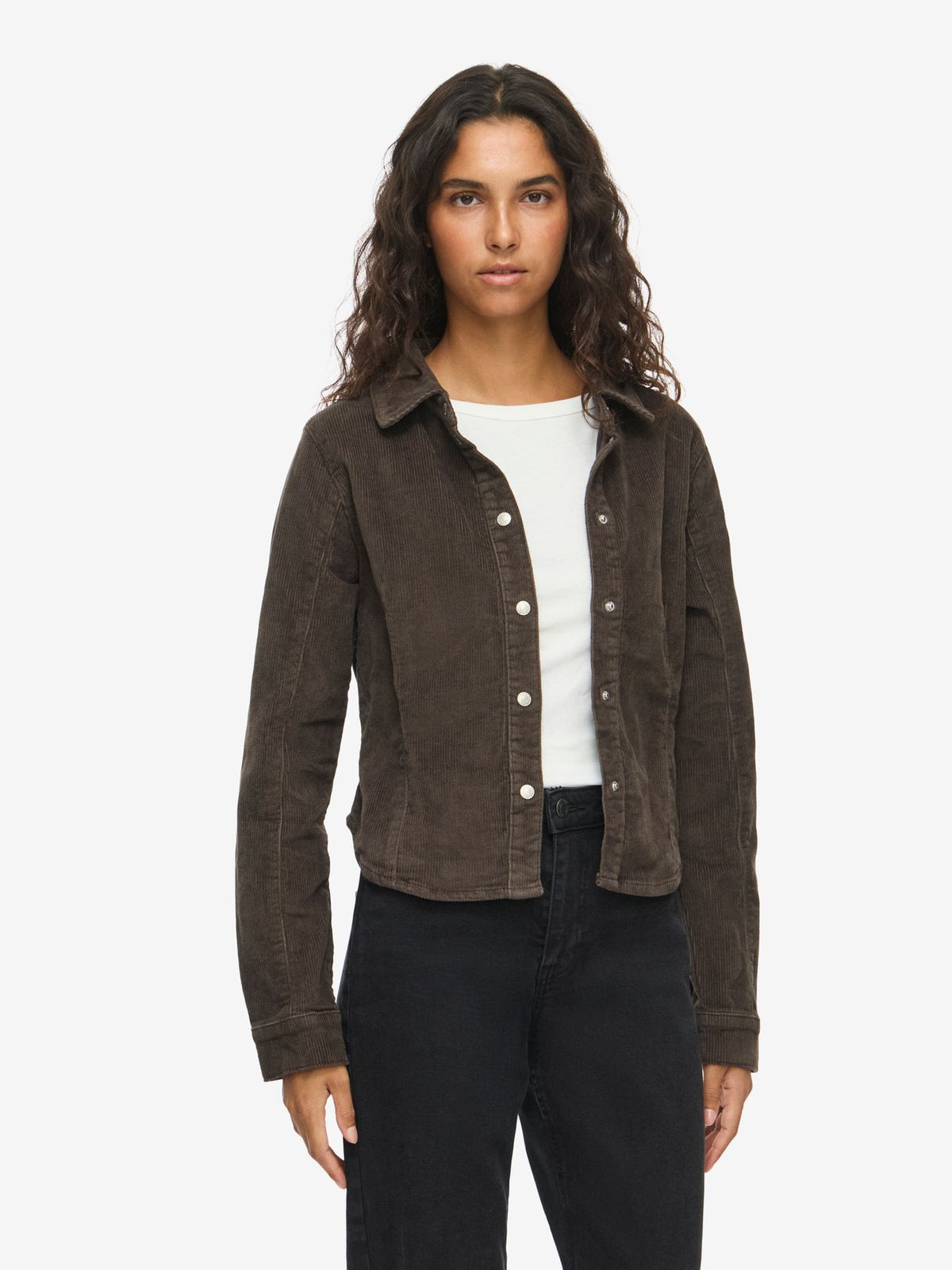 NMCORD BERRY L/S FITTED SHIRT