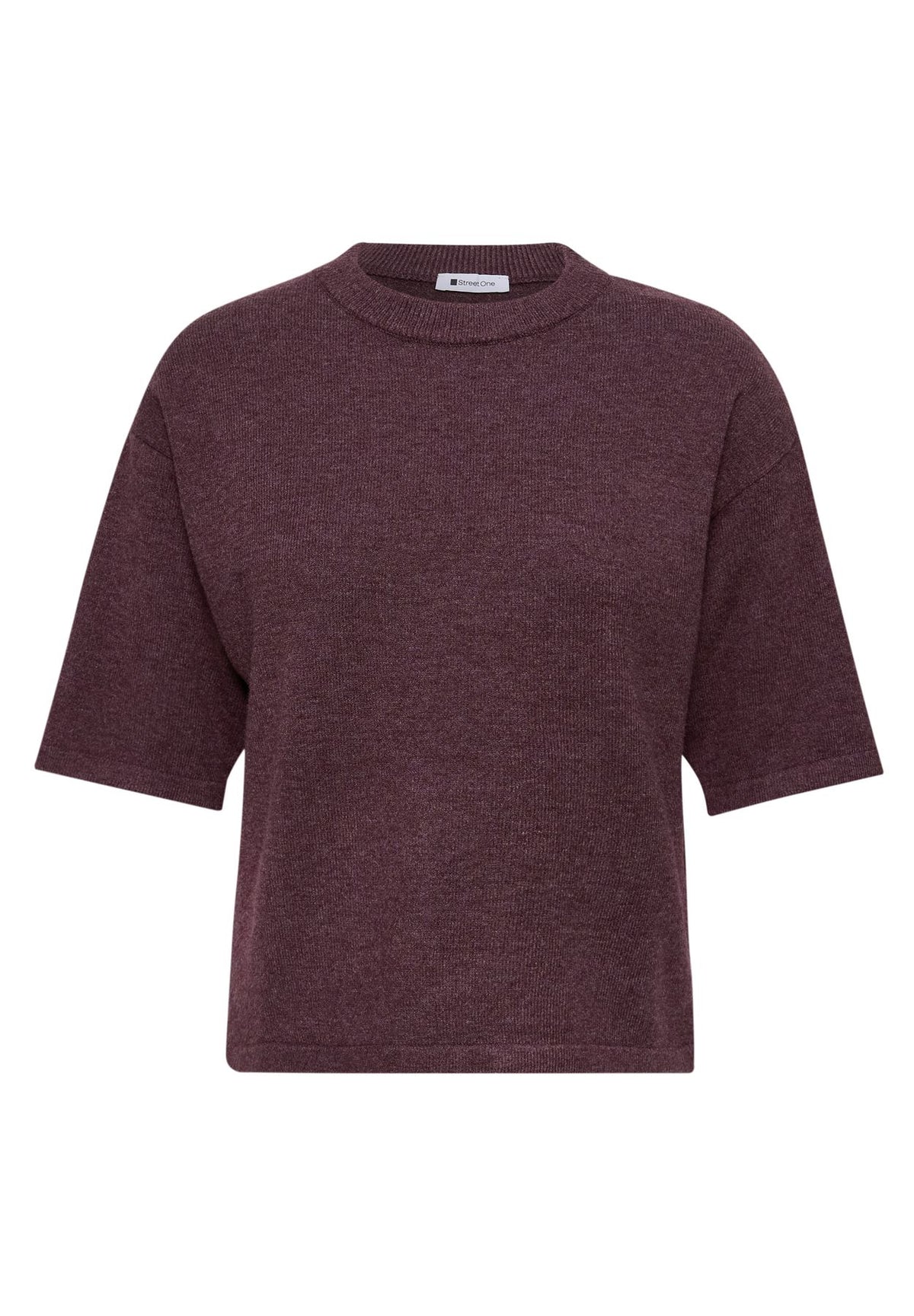 3/4-Arm Pullover mit Rundhals