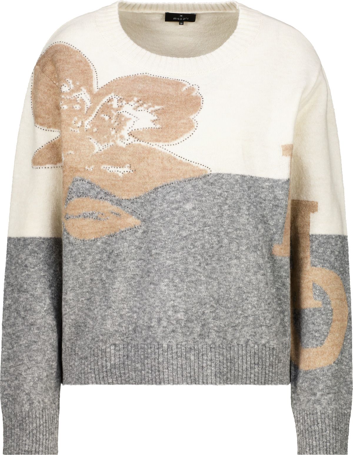 Strickpullover mit Intarsie-Muster