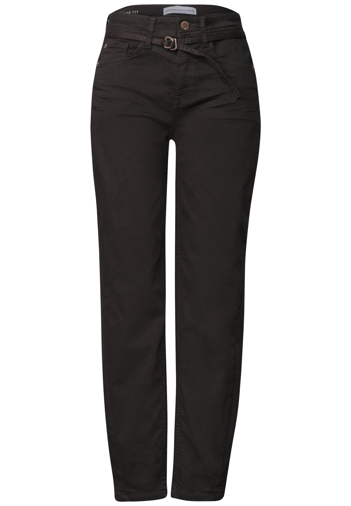 High Waist Barrel Leg Jeans im Loose Fit