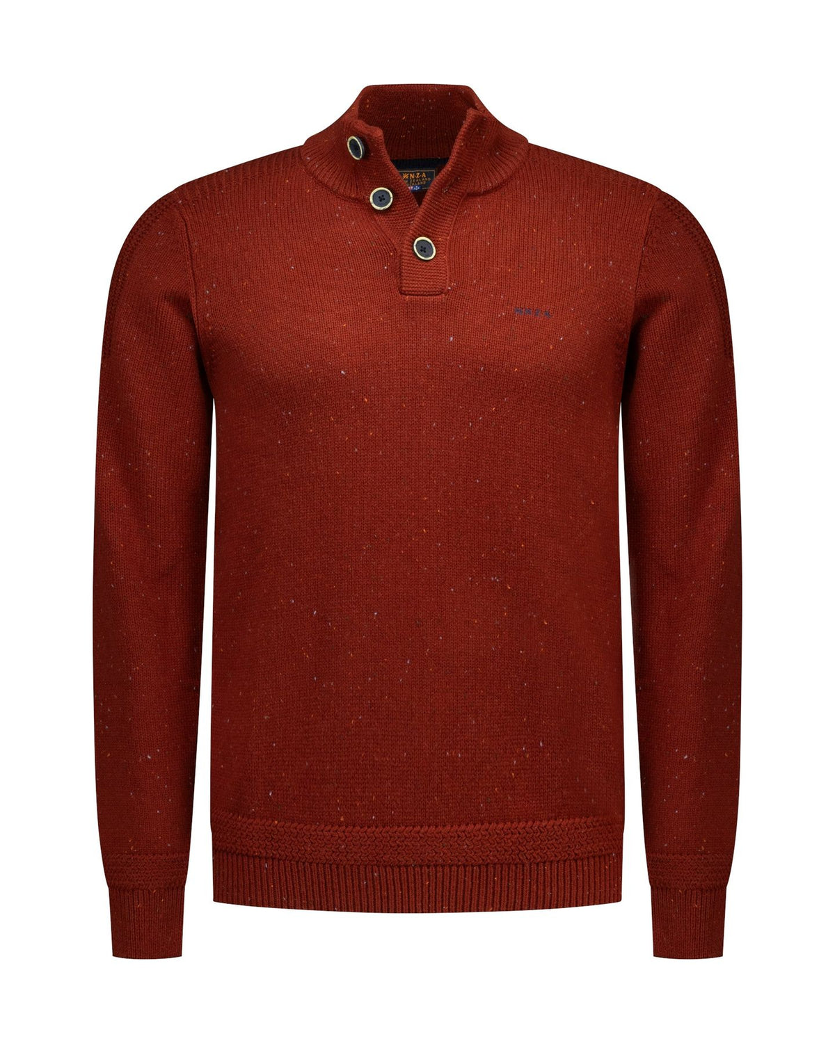 PULLOVER BUTTON COLLAR