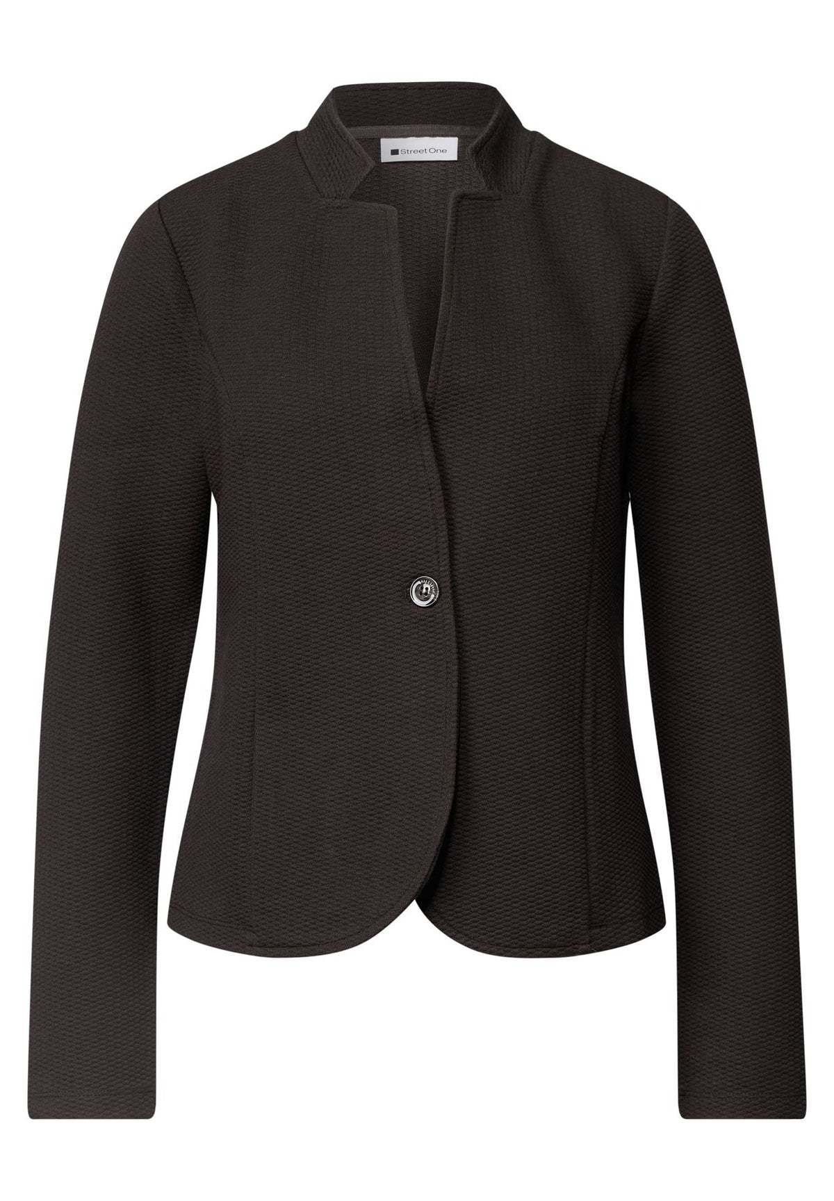 Blazer aus Jersey mit Struktur