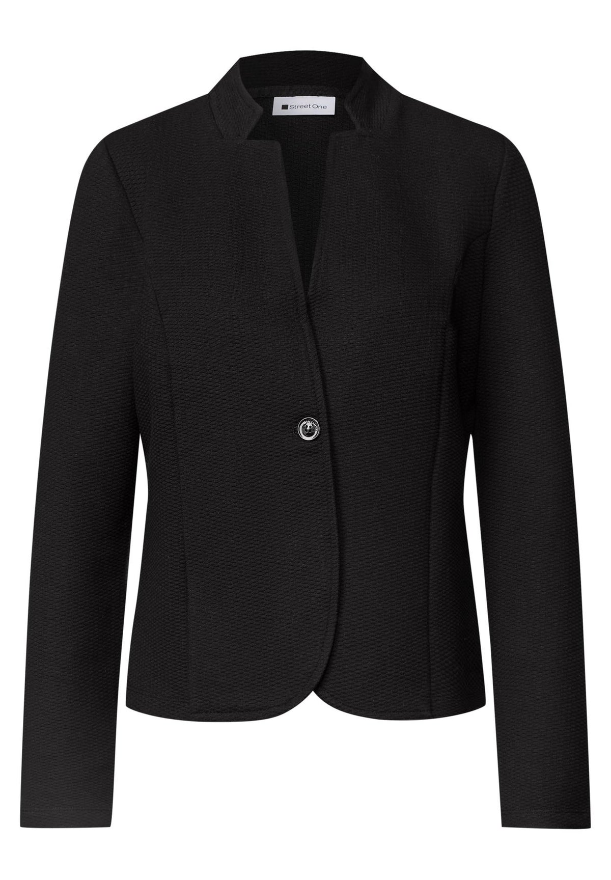 Blazer aus Jersey mit Struktur
