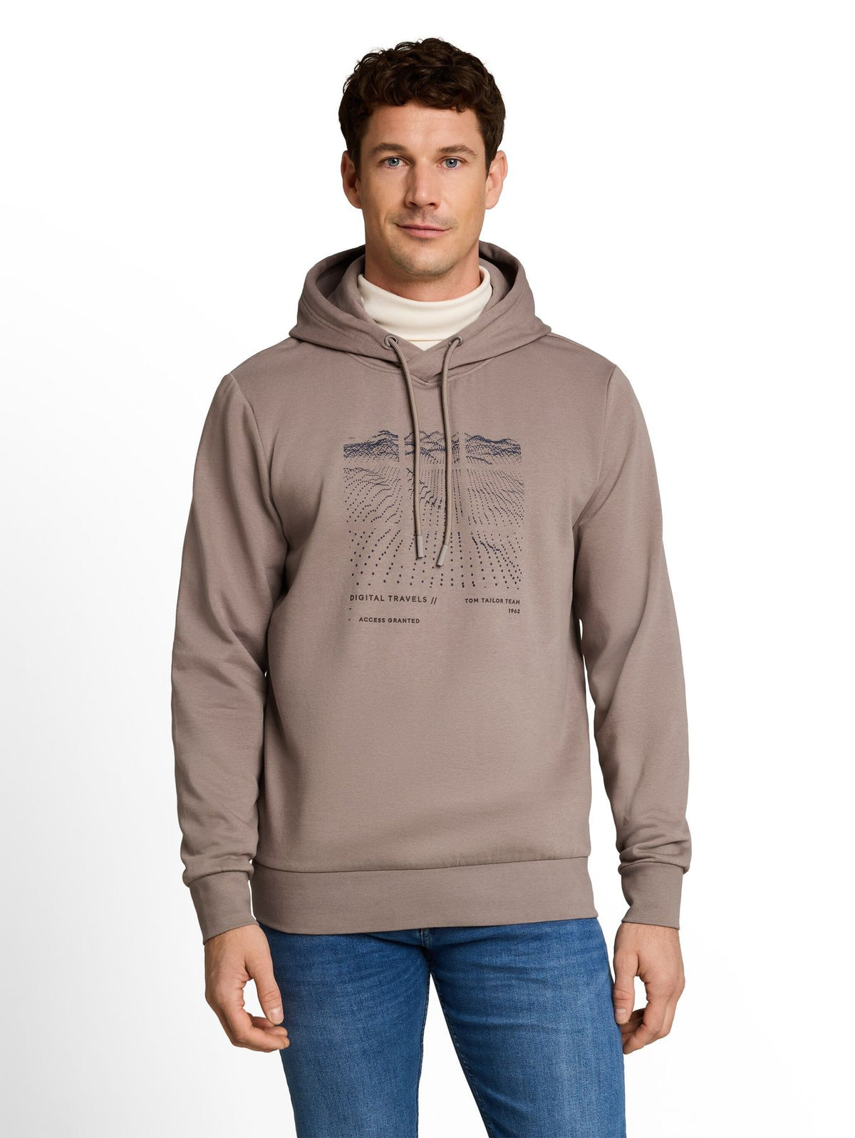 Hoodie Sweatshirt mit Print
