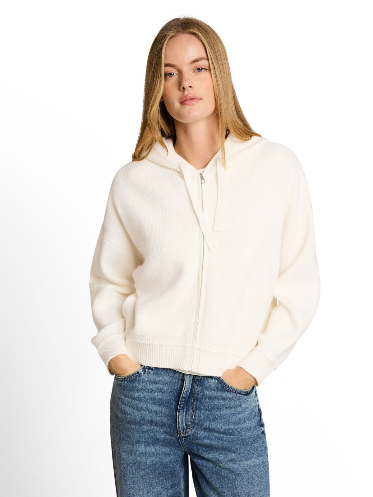 Oversize Cardigan mit Kapuze