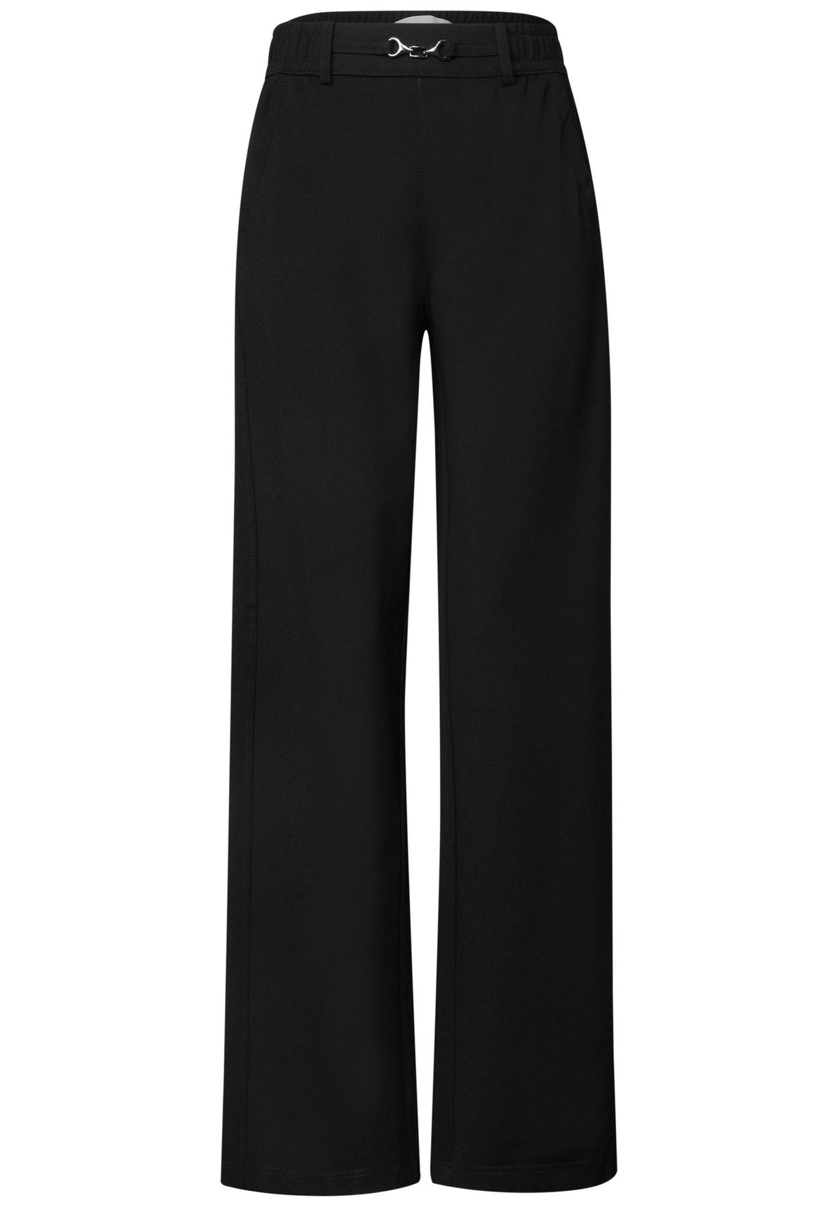 High Waist Straight Leg Hose im Casual Fit