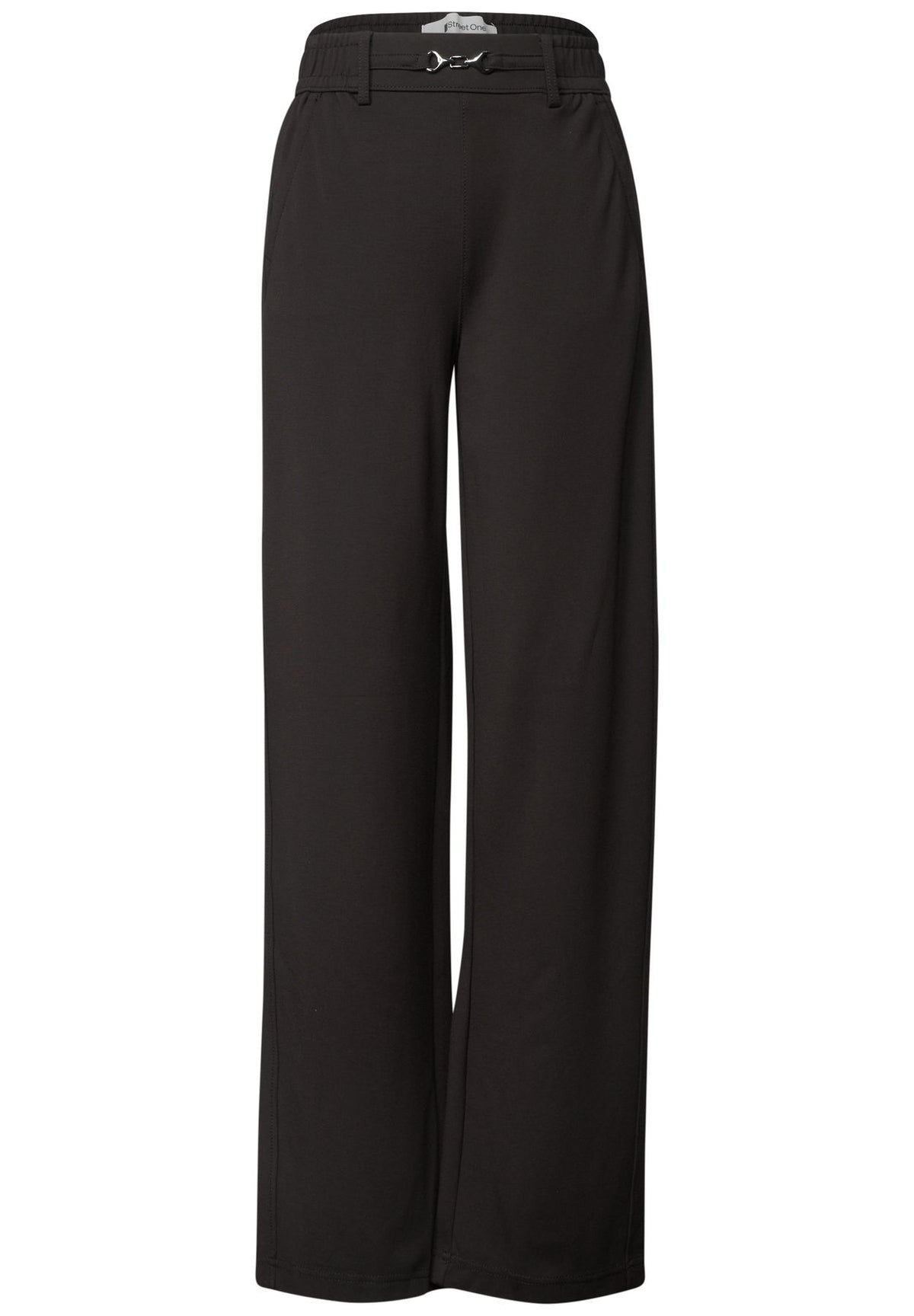 High Waist Straight Leg Hose im Casual Fit