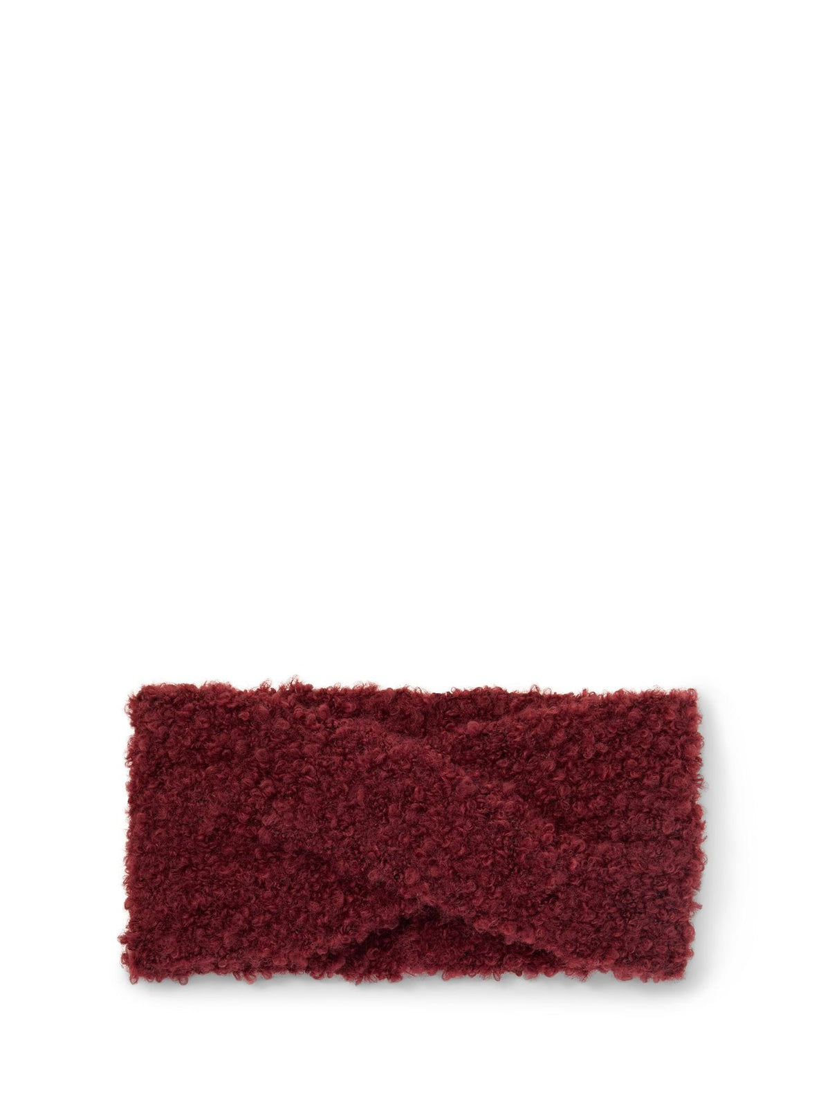 Bouclé Stirnband mit Twist-Detail