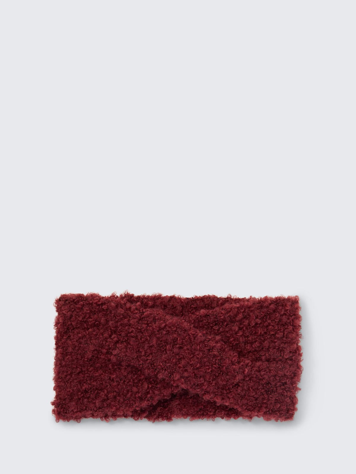 Bouclé Stirnband mit Twist-Detail