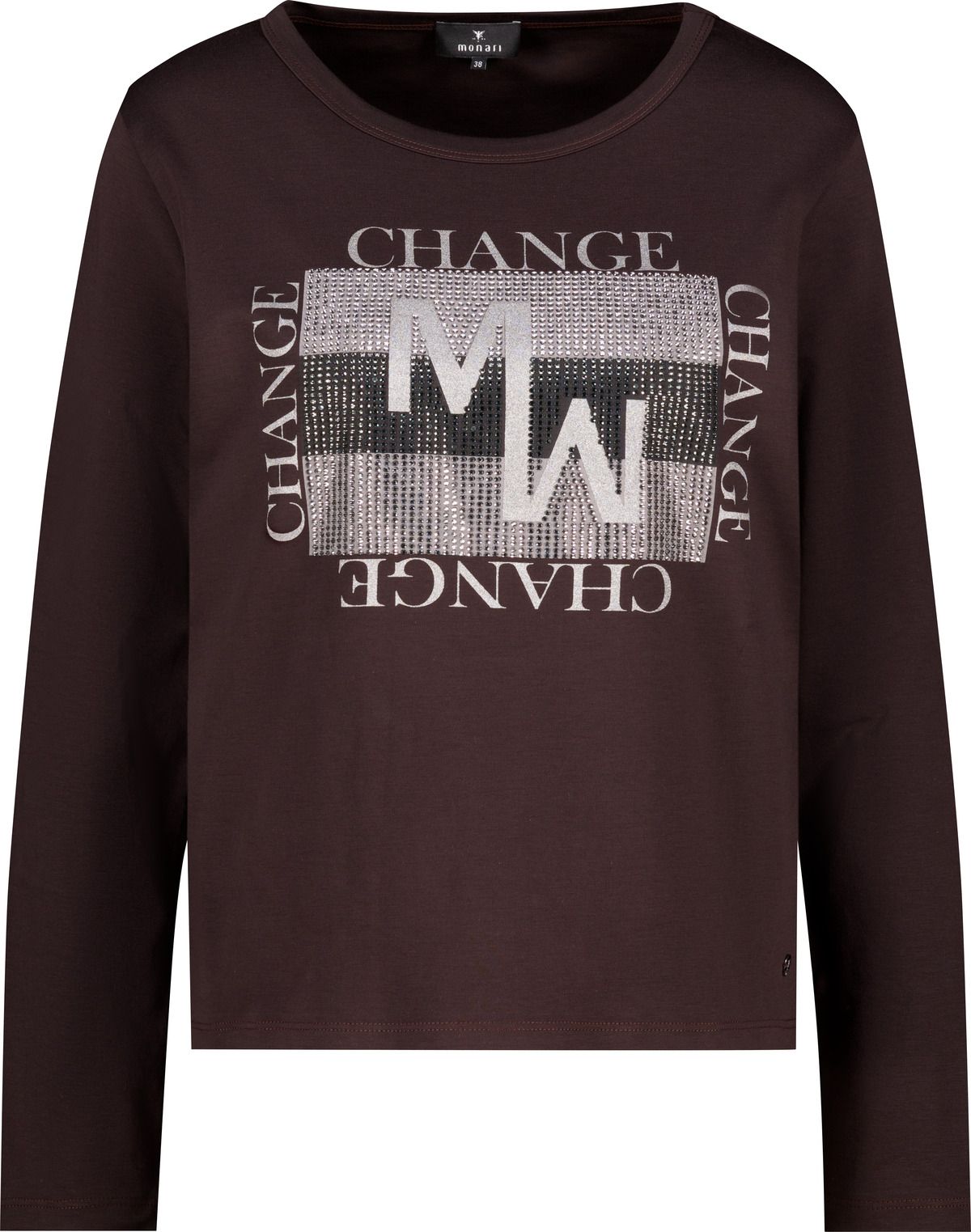 Langarmshirt mit Schmuckdetails