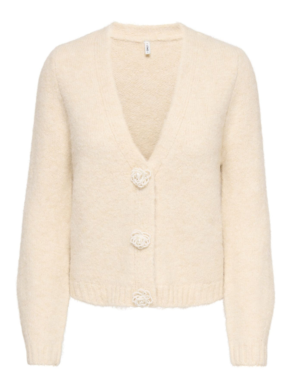 ONLZAGGIE LS BUTTON V-NECK CARDI KNT