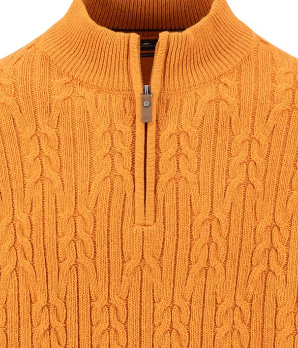Zip Troyer, Soft Knit Cable*RWS