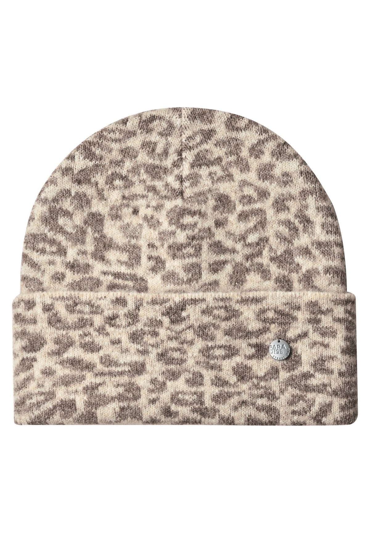 Jacquard Beanie mit Leo-Muster