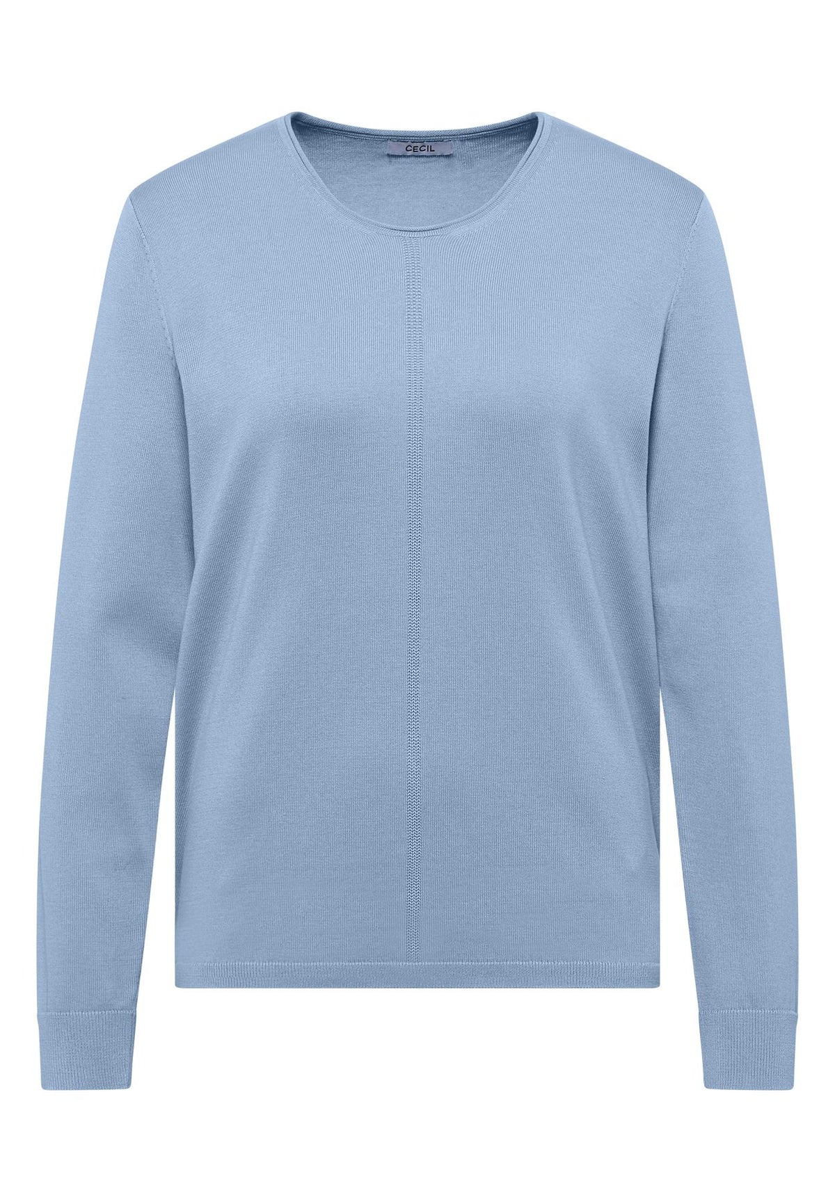 Basic Pullover mit Rundhals