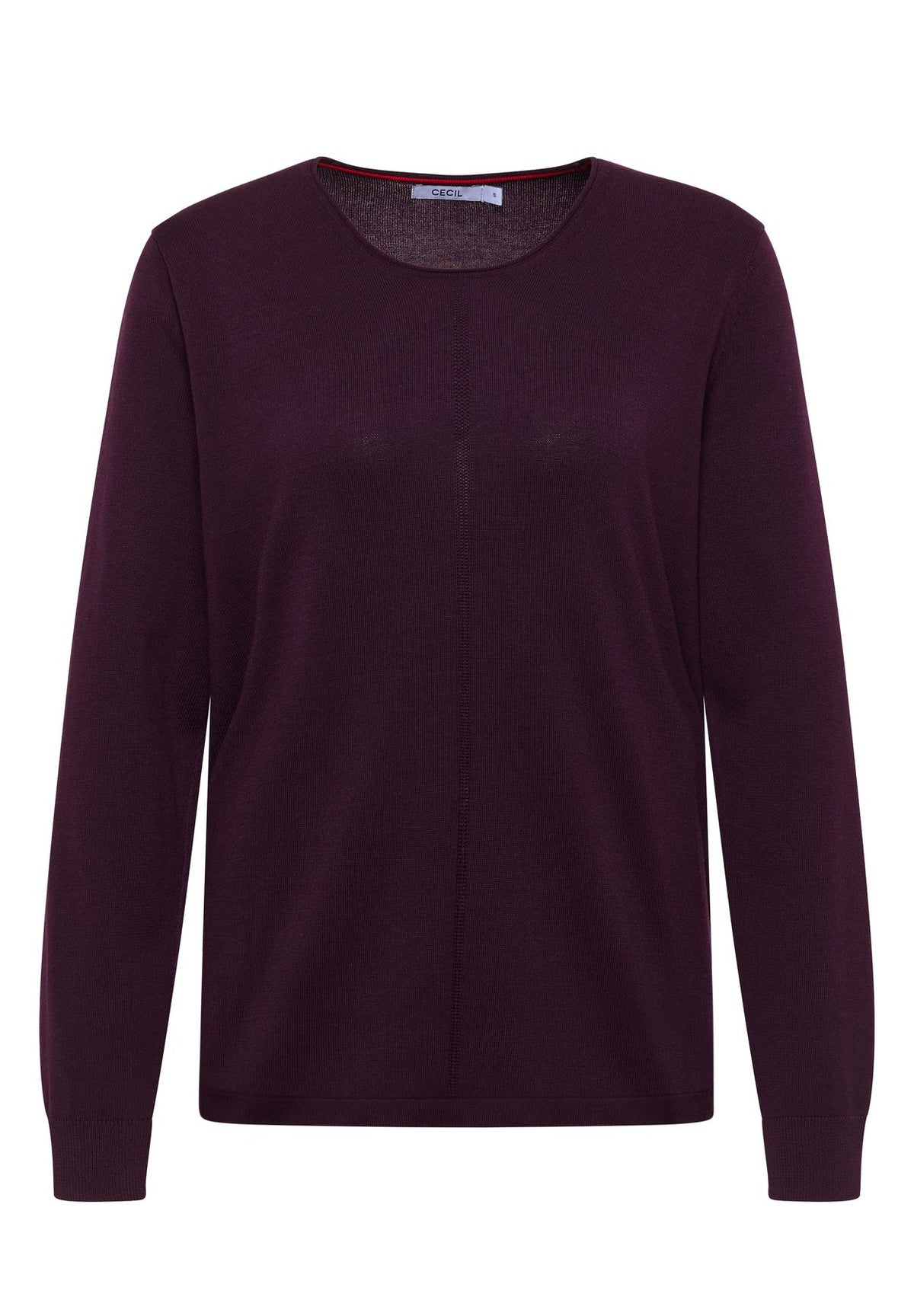 Basic Pullover mit Rundhals