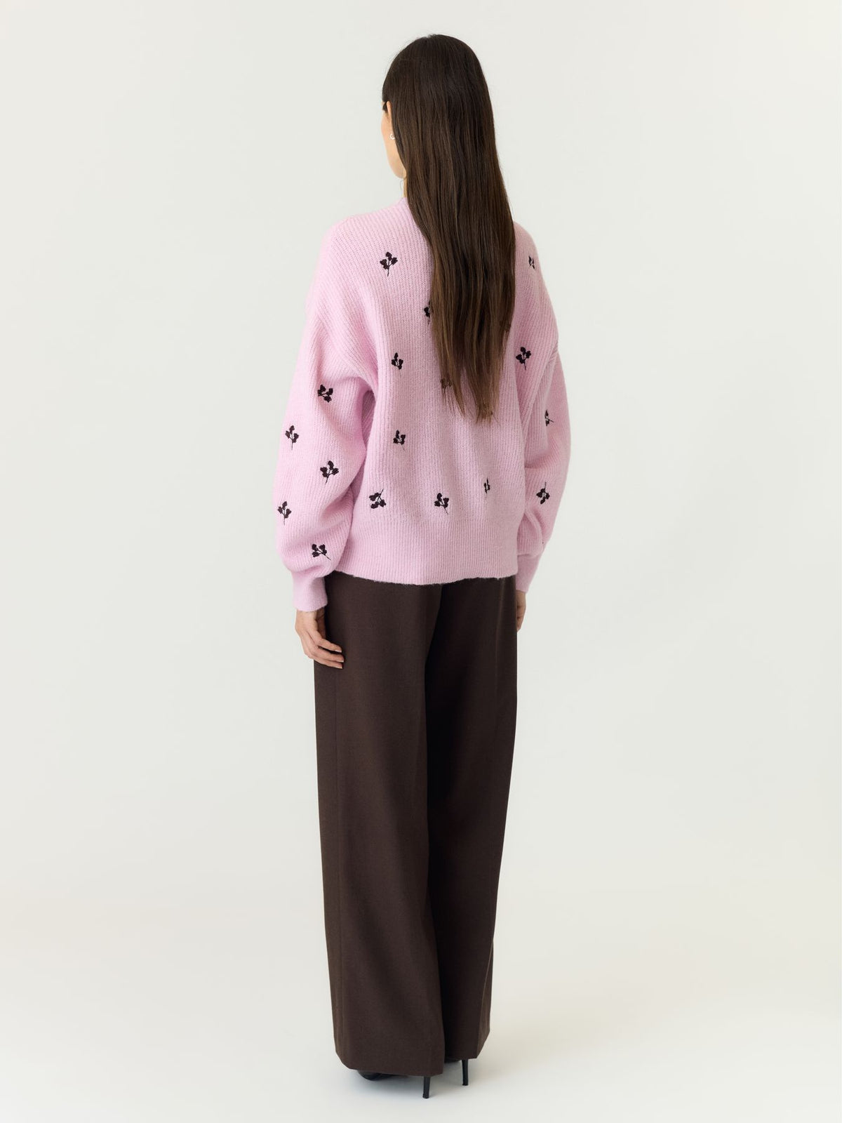YASFLEUR LS KNIT CARDIGAN S. NOOS