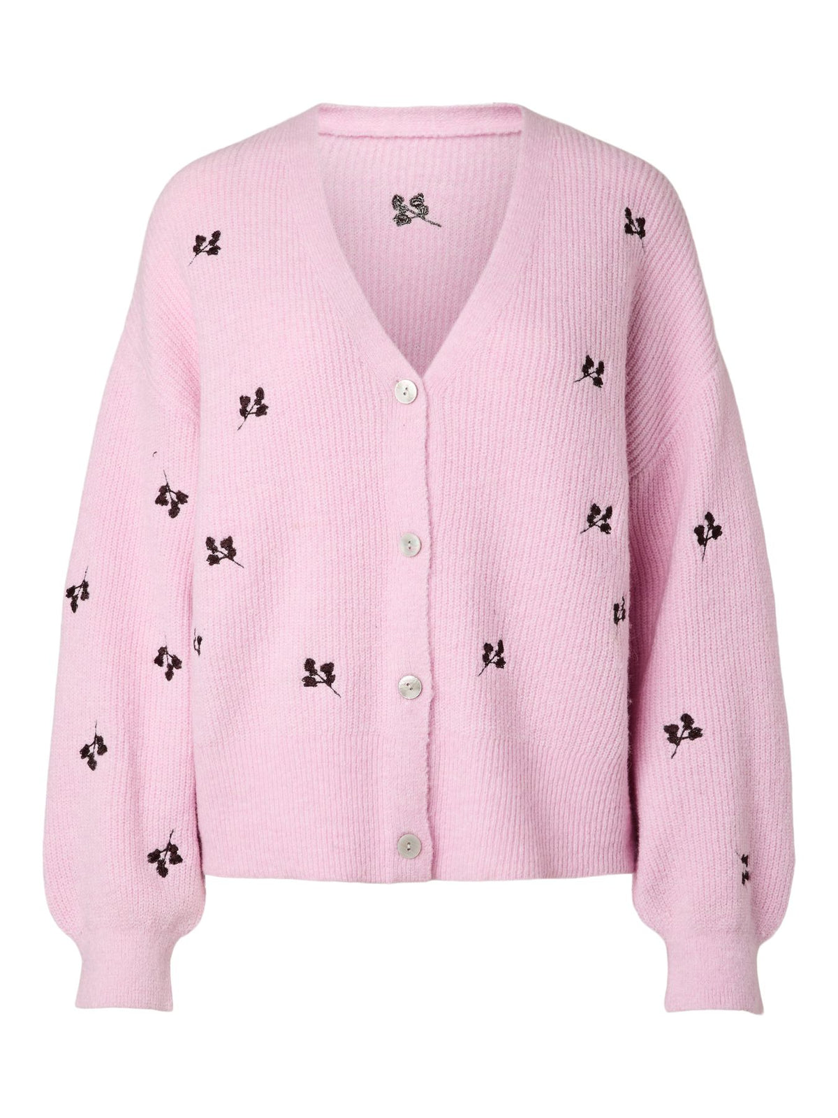 YASFLEUR LS KNIT CARDIGAN S. NOOS