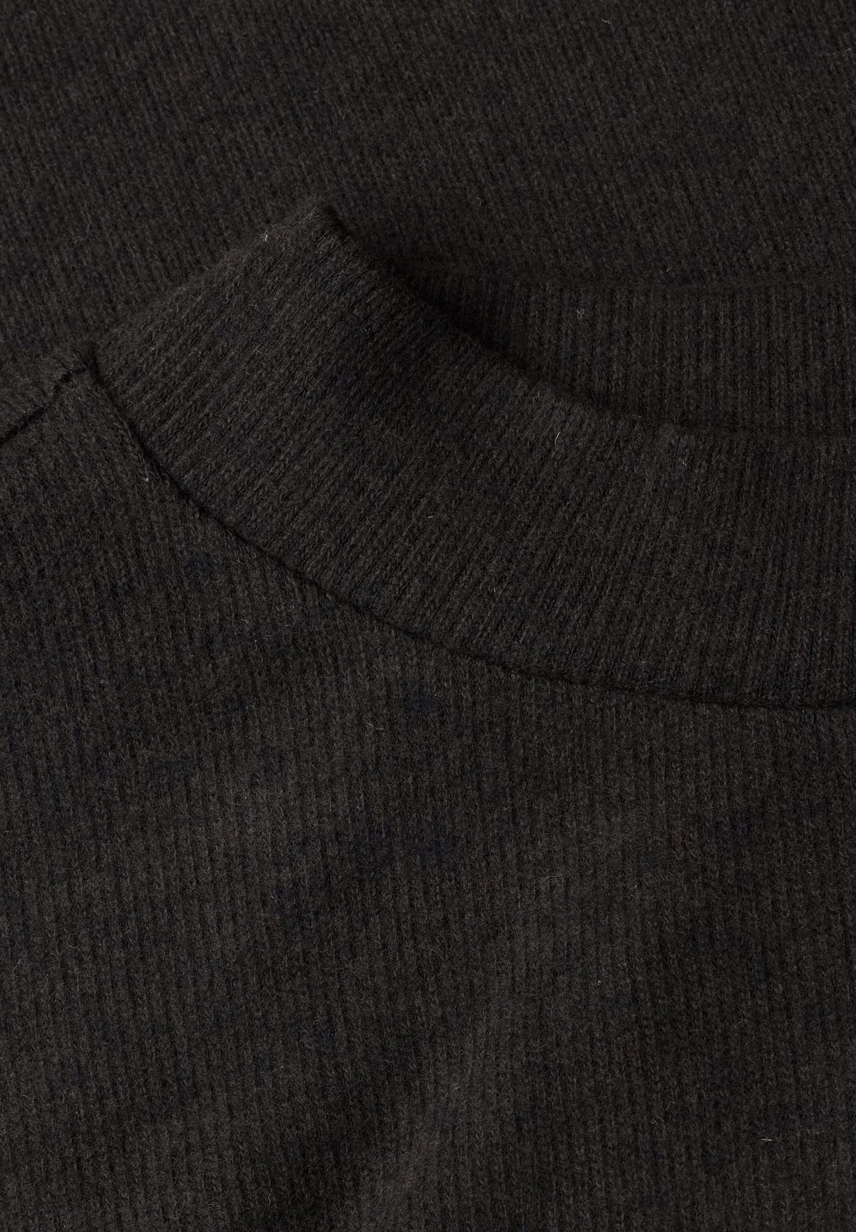 Langarm Shirt mit Rundhals und Spitzenborte