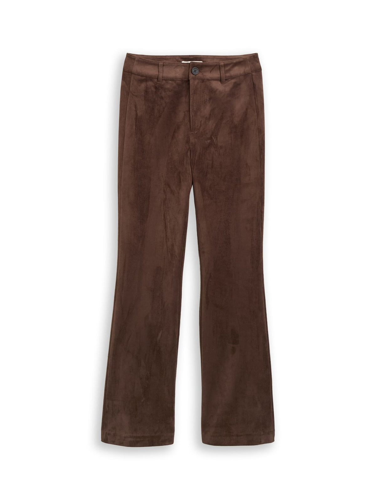 Flared Hose in Wildleder-Optik