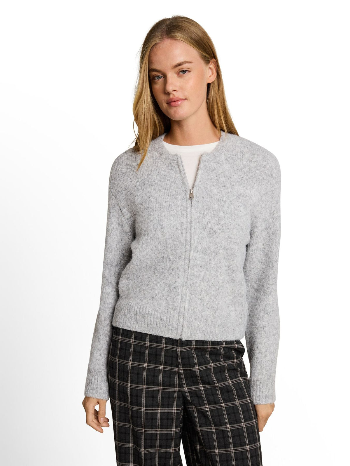 Relaxed Fit Cardigan mit Wollanteil