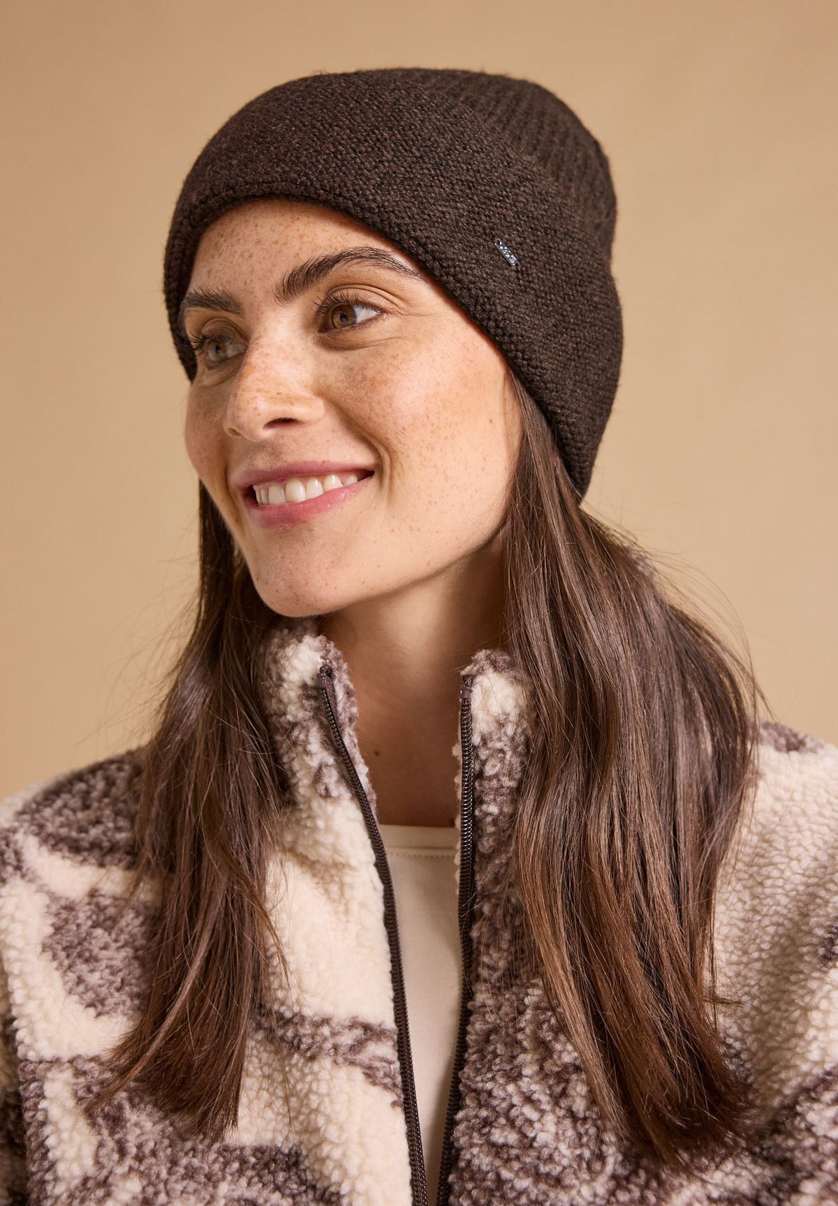 Beanie in Melange-Optik