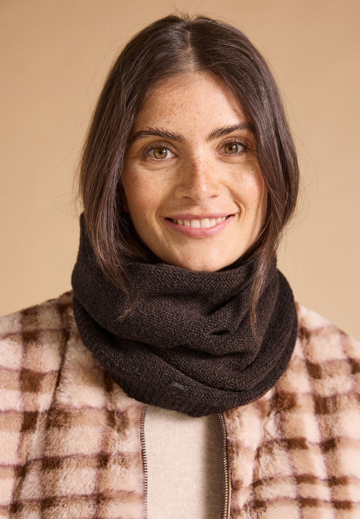 Loop-Schal in Melange-Optik