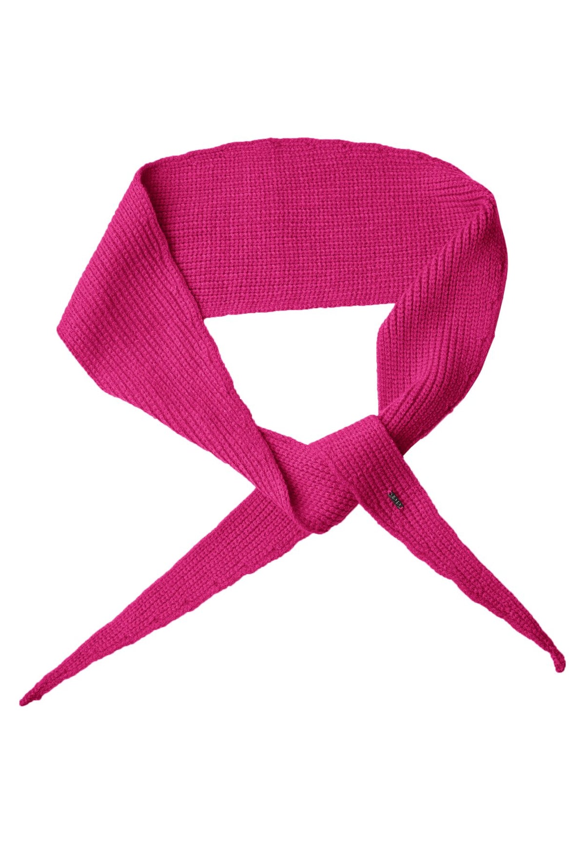 Strickschal in Unifarbe
