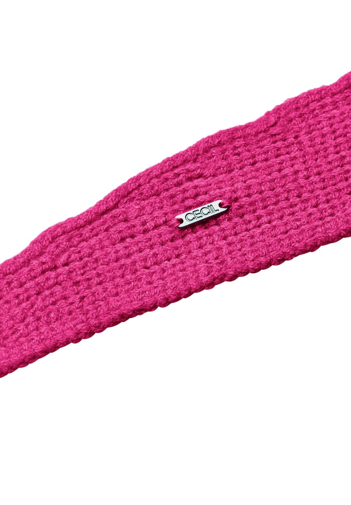 Strickschal in Unifarbe