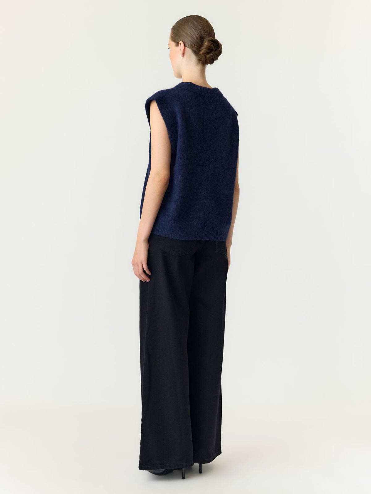 YASJOHI SL WOOL BLEND KNIT VEST S.