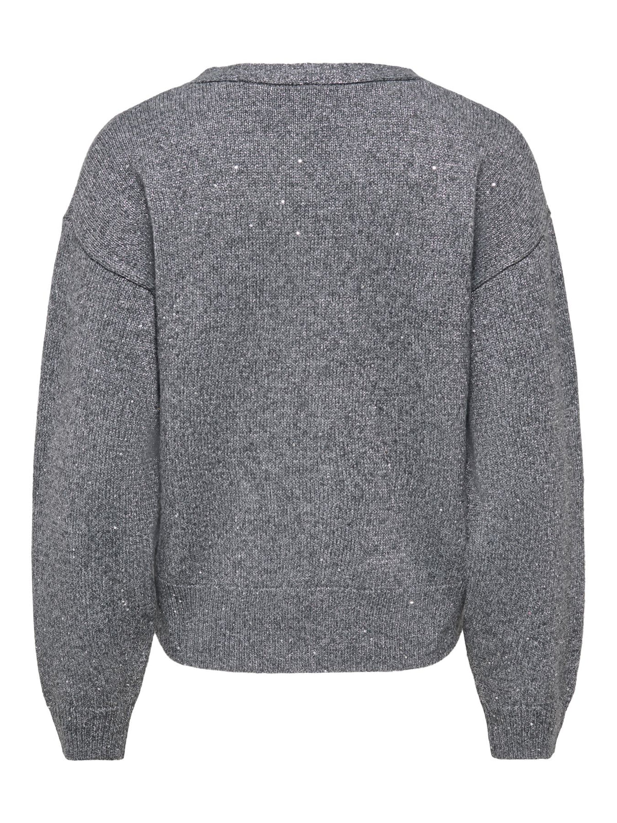ONLGOLDFAME LS V-NECK GLITTER CARDI KNT