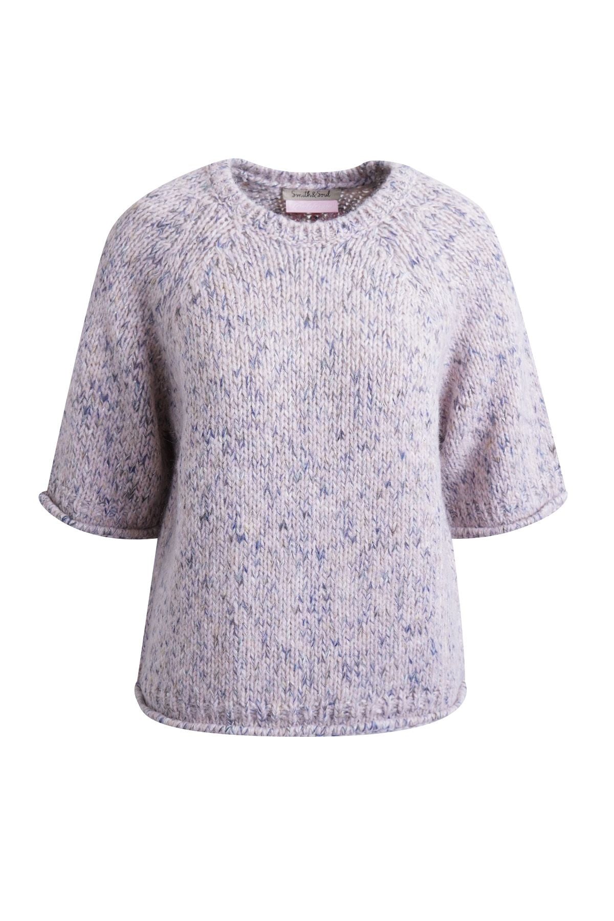 Effect Yrn Half Slv Pullover