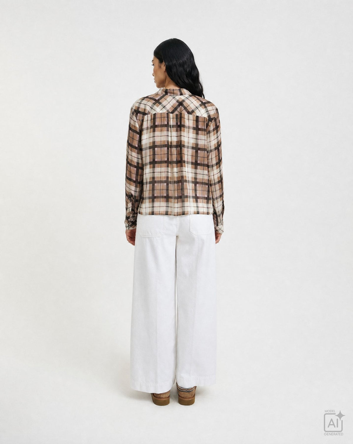 Fitted Shirt Blouse Cropped