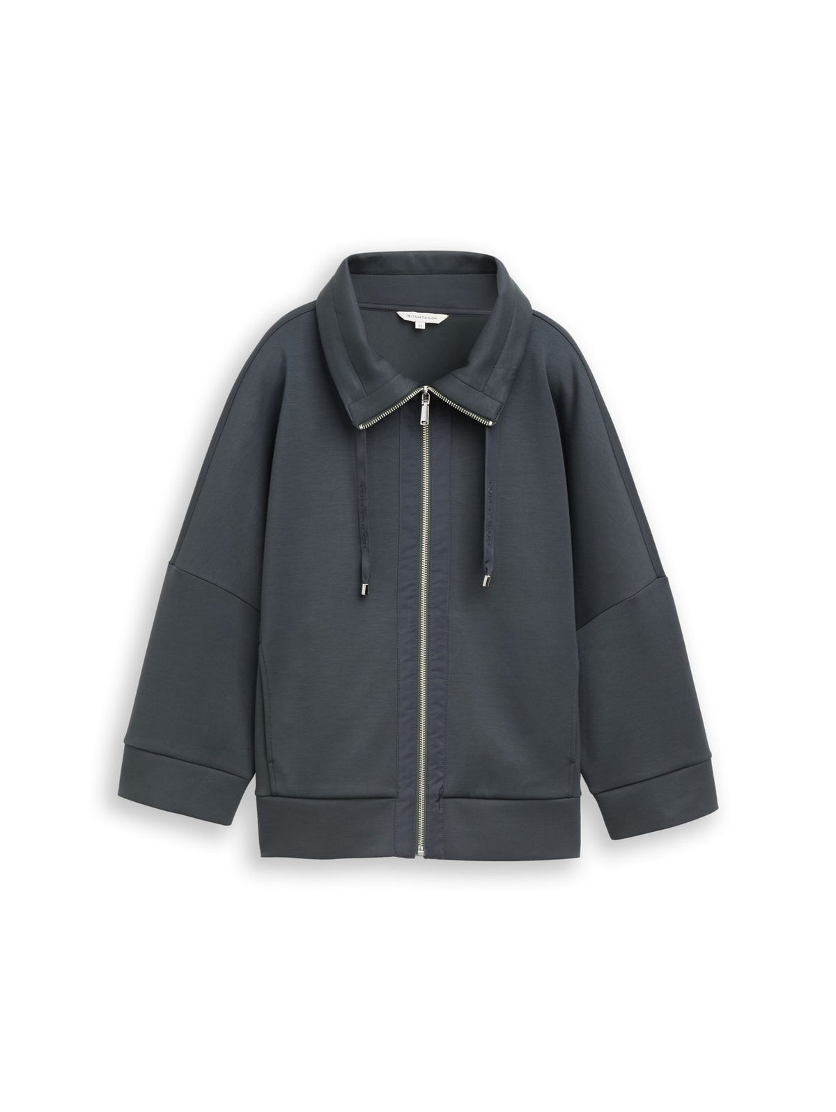 Boxy Fit Scuba Sweatjacke
