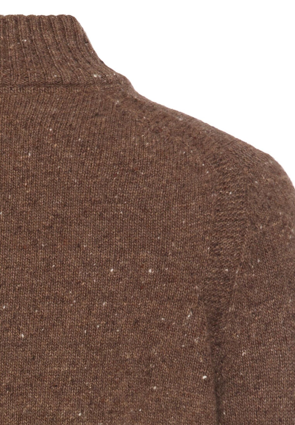 Strickpullover mit Stehkragen
