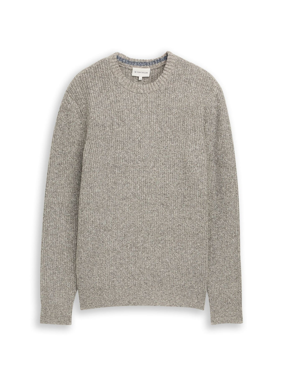 Strickpullover in Melange-Optik