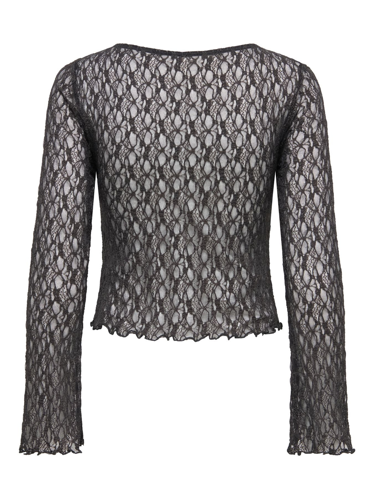ONLDRIFT L/S BOATNECK LACE TOP JRS