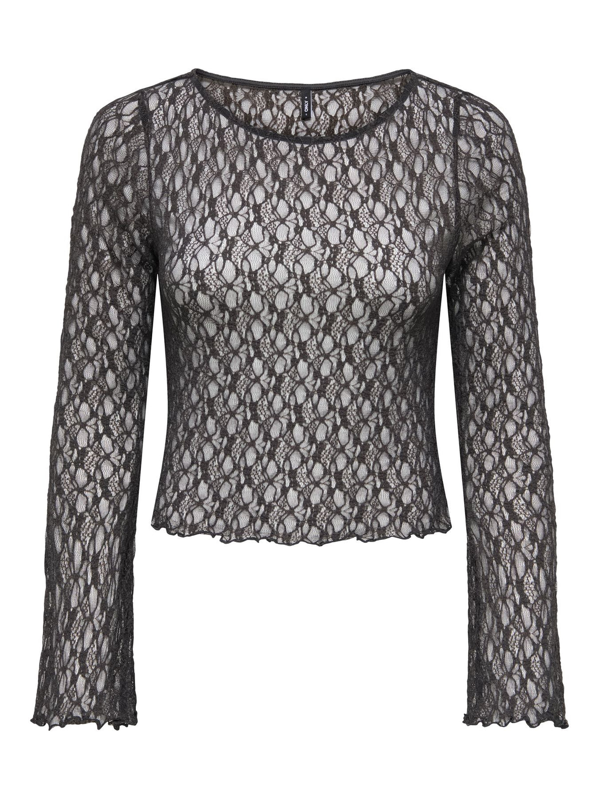 ONLDRIFT L/S BOATNECK LACE TOP JRS
