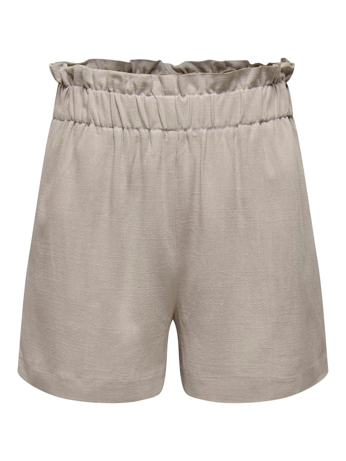 ONLSOLVI HW PB LINEN BL SHORTS PNT