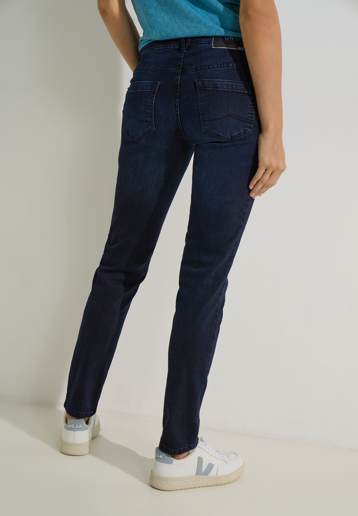 Blaue Loose Fit Jeans