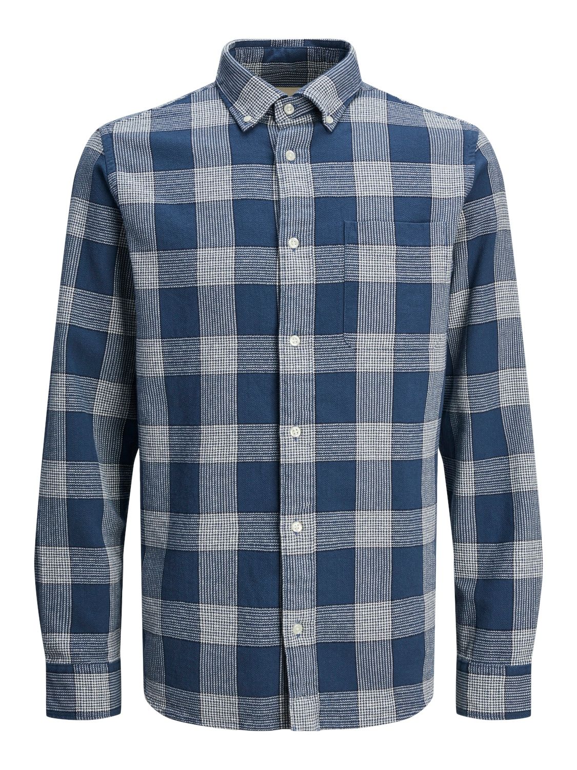 JPRBLUBROOK CHECK STRUCTURE L/S SHIRT SN