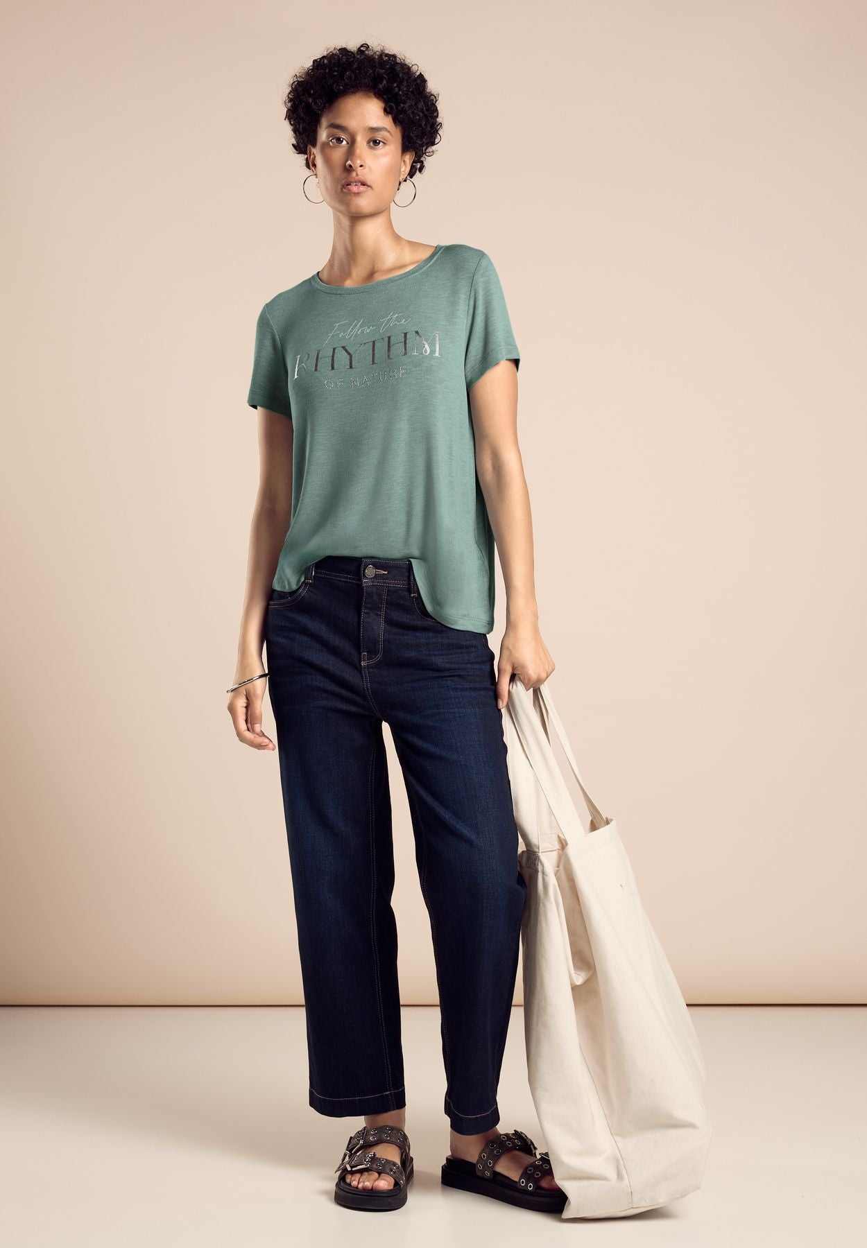 T-Shirt mit Schriftzug