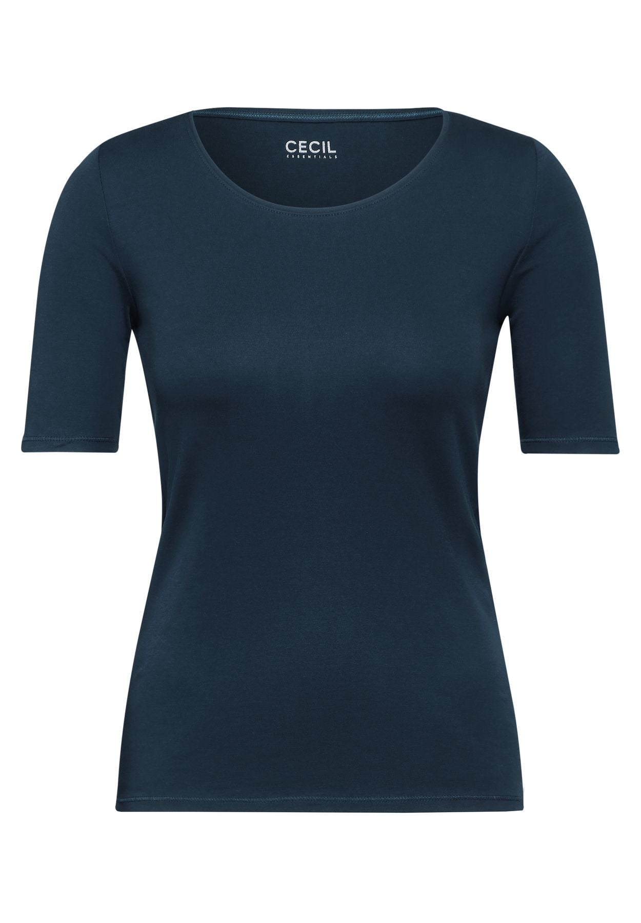 T-Shirt in Unifarbe
