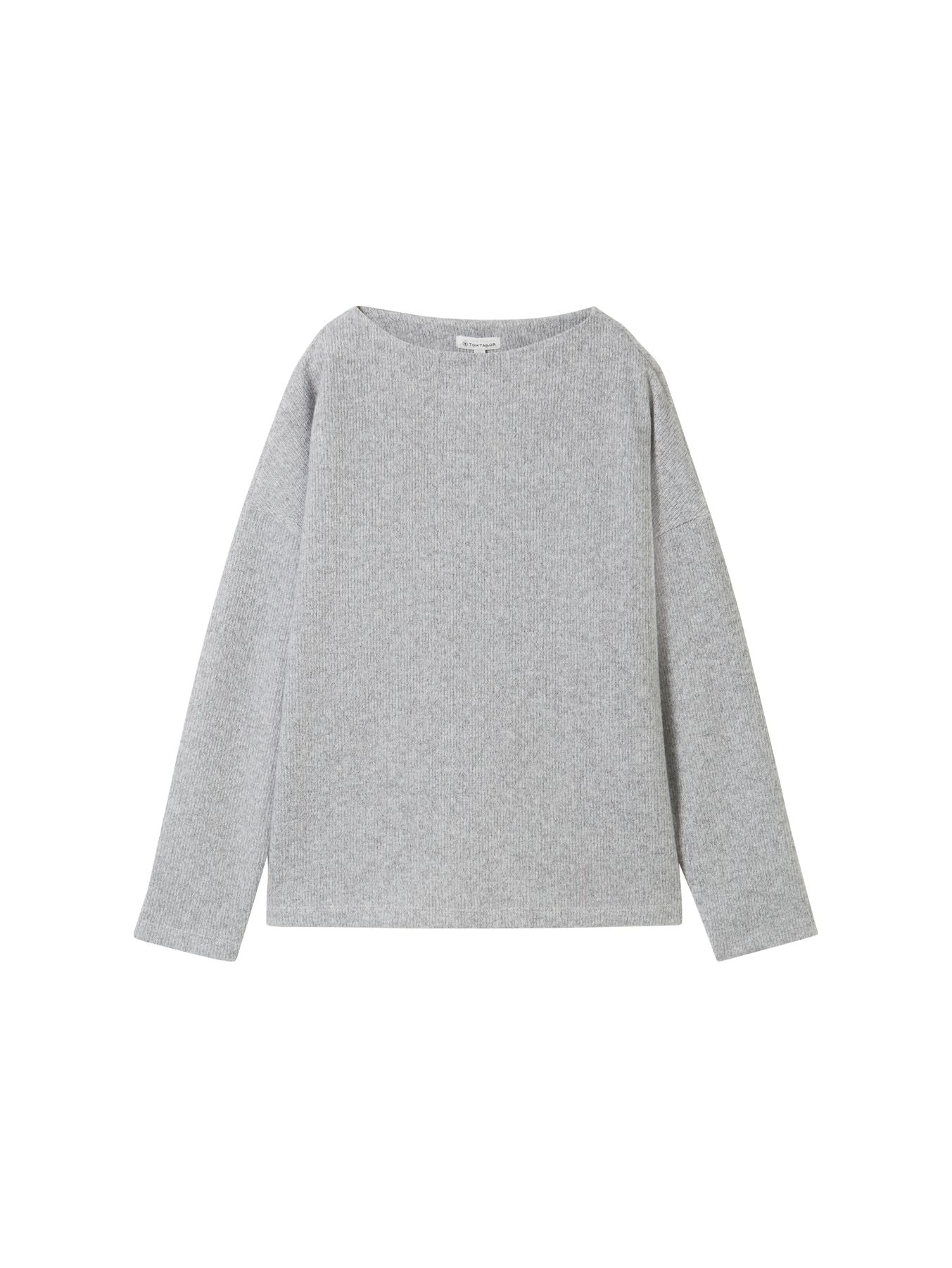 Soft-Touch Sweatshirt mit Knopf-Details