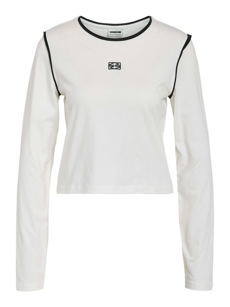 NMMOLLY L/S CROP T-SHIRT FWD