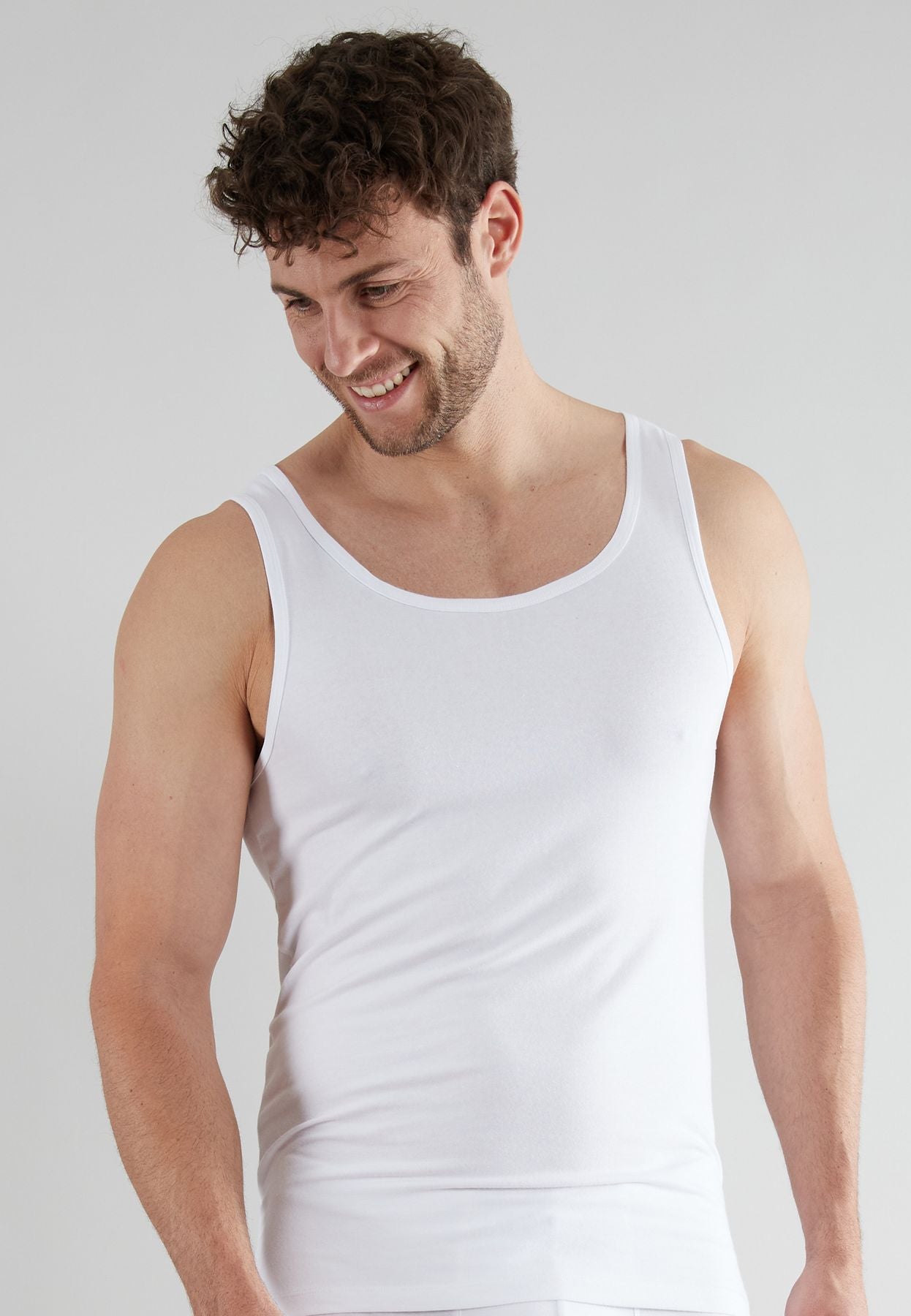 GÖTZBURG Herren Tank-Top uni 1er Pack