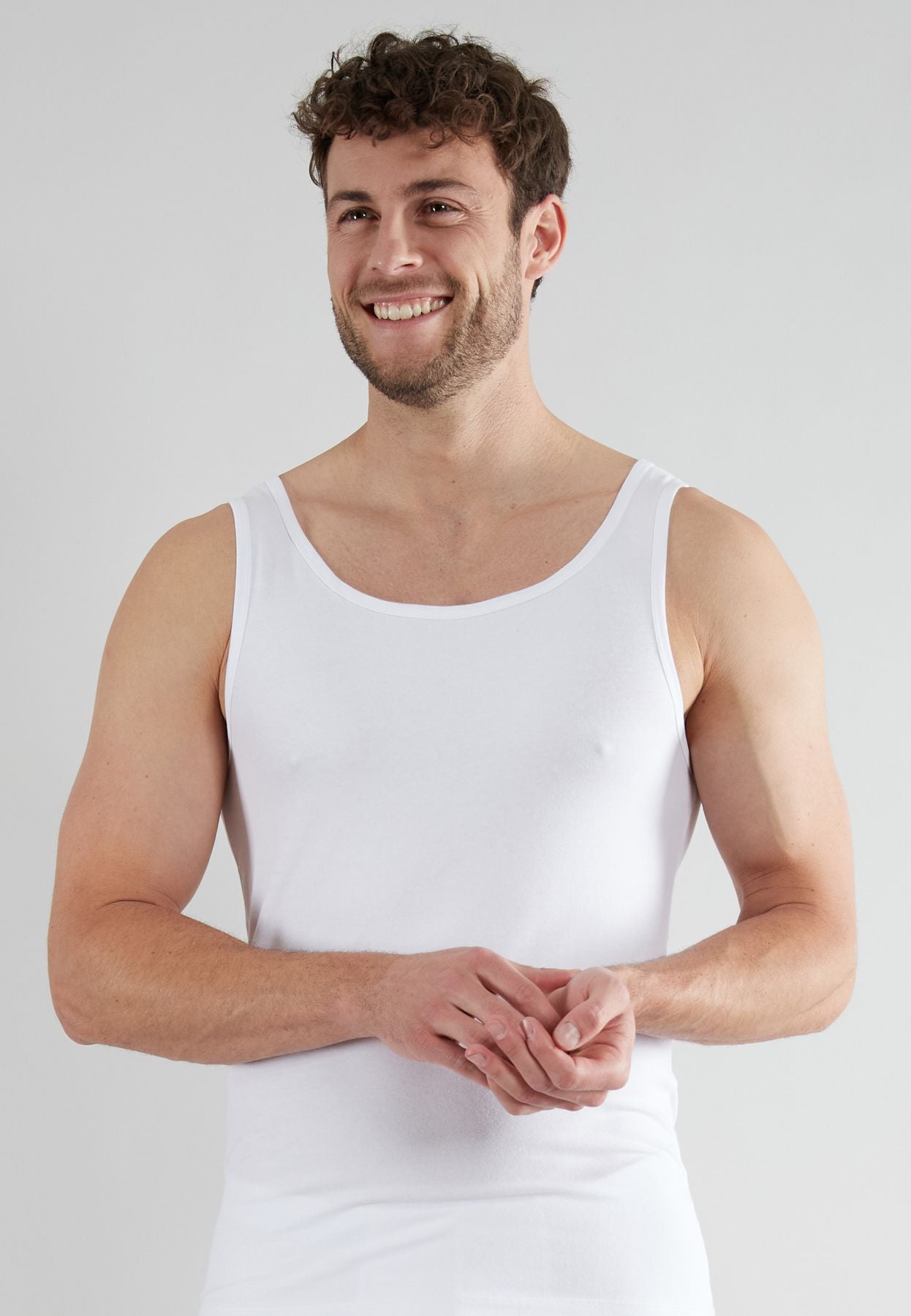 GÖTZBURG Herren Tank-Top uni 1er Pack