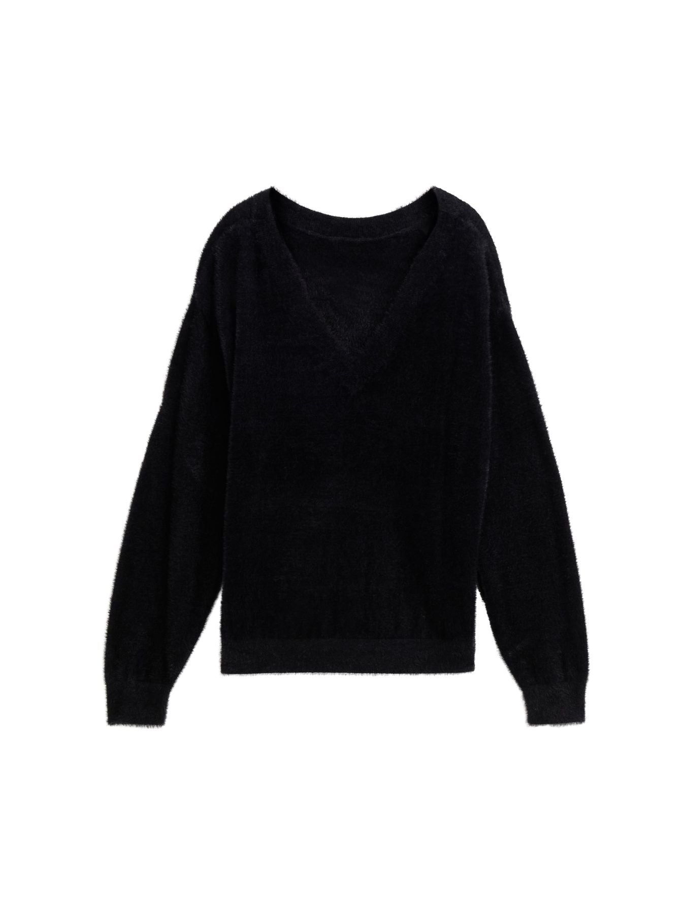 Strickpullover aus Federgarn